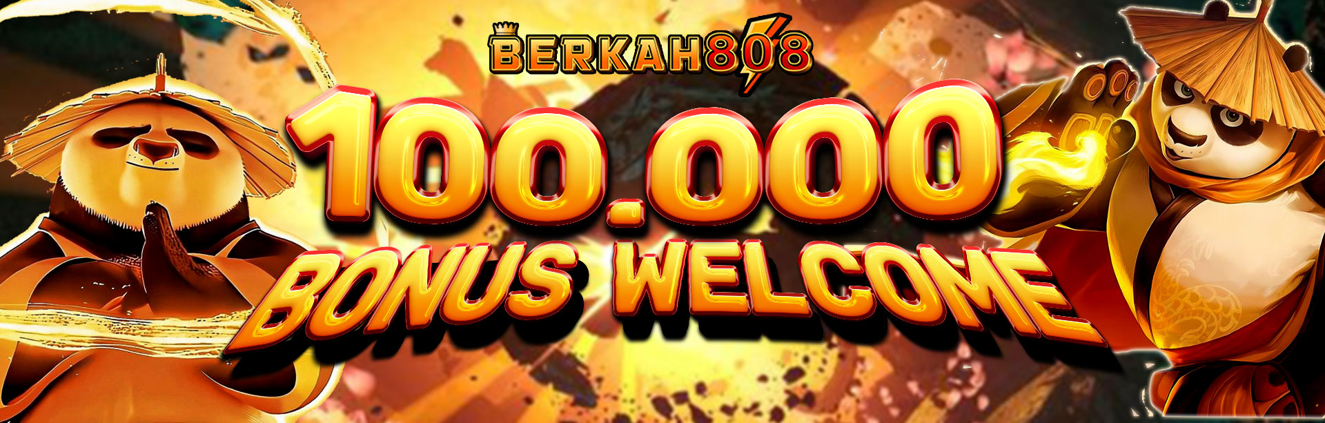 WELCOME BONUS 100%